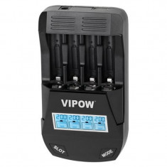 Incarcator Smart Charge Vipow, marimi AA/AAA Ni-MH, Ni-Cd foto