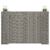 Gossi jardiniera gabion in forma de h, 260 x 40 x 200 cm, sarma otel