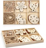 Set de 20 forme pentru Paste Wodasi, lemn, natur