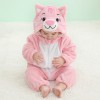 CLD164-225 Pijama kigurumi pentru bebelusi tip salopeta din material moale si pufos