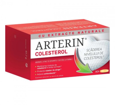 Arterin Colesterol 90 comprimate Perrigo foto