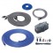 Kituri de cablare pentru amplificator RIK8 True Spec, calibru 8, CCA, cu 2 canale, cu cablu RCA OFC