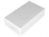 Carcasă Universală ABS Gri cu Clichet 75x130x34mm, MASZCZYK