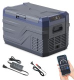 Cumpara ieftin Lada Frigorifica Electrica Smart Control prin Aplicatie, Bluetooth, 12V 24V, 100-240V, 26.8L - Gri