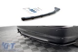 Aditiv Maxton Design pentru difuzor cu aripioare verticale, potrivit pentru bara de protectie M Technik din spate la BMW Seria 3 E46 Coupe 1999-2003,