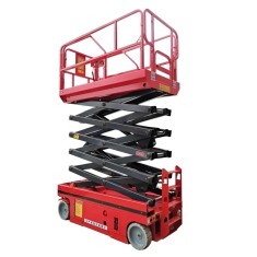 Nacelă tip foarfecă, &Icirc;nălțime maximă 8m, Sarcină maximă 320 kg, Voltaj 24V,