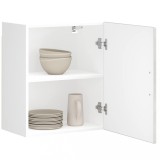Dulapuri bucatarie Gossi, 2 buc, lemn prelucrat, gri beton, 50x31x60cm, Porto, montaj perete, depozitare, rezistent umiditate