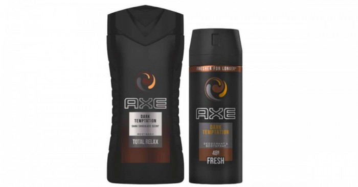 Axe Tusf&uuml;rdő Dark Temptation 400ml + Axe Dezodor Dark Temptation 150ml