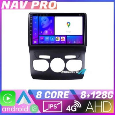 Navigatie Citroen C4 2011 2016 Octa Core KIT 241 EDOTEC-LITE Android Ecran 720P Octa Core 8 128 Carplay CarStore Technology foto