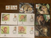 Congo - primate - serie 4 timbre MNH, 4 FDC, 4 maxime, fauna wwf