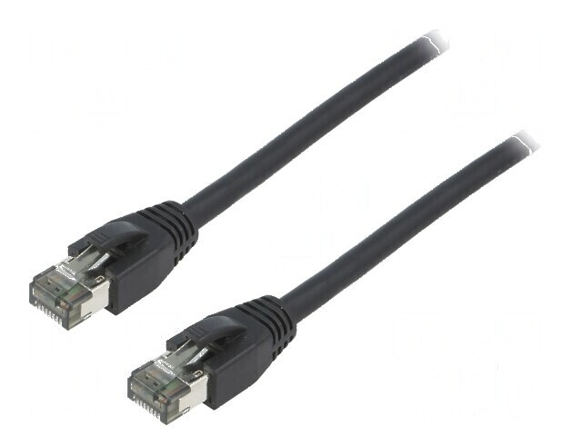 Cabluri patch S/FTP Cat 8.1 2m LSZH negru 26AWG