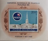 BC10, Romania 1993, colita exp.filatelica mondiala Polonia