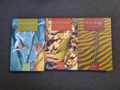 KAFKA CORESPONDENTA 3 VOLUME CARTONATE foto