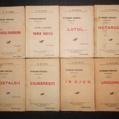 CONSTANTIN STERE - IN PREAJMA REVOLUTIEI 8 volume (1936, prima editie)