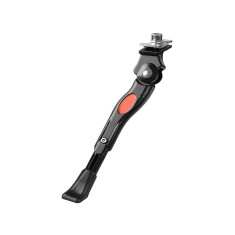 Cric pentru bicicleta, reglabil, 30-34 cm, aluminiu, antiderapant, negru