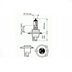 BEC FAR H4 12V 60/55W P43T BASIC SCT foto