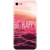 Husa silicon pentru Apple Iphone 6 Plus, Be Happy Puffy Clouds