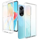 Husa 360 compatibila cu Oppo A98 - V2 Transparent fata si spate, ALC MOBILE