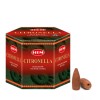 Conuri Parfumate HEM Citronella Backflow, Fum Greu, 40 Bucati, Odorizante Camera, Purificare