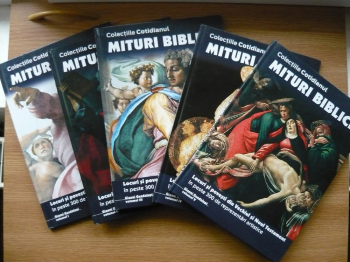 GIANNI GUADALUPI - MITURI BIBLICE - 5 volume - colectiile cotidianul