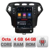 Navigatie Ford Mondeo 2007-2010 tip tesla radio gps internet Qualcomm 8X 8+128 360 4G carplay android auto kit-tesla-mondeo-07+ CarStore Technology