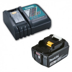 Makita 191A24-4 Pachet acumulator si incarcator Makita BL1830B si DC18RC foto