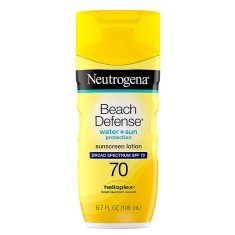 Lotiune Protectie Solara, Neutrogena, Beach Defense Water-Resistant, impotriva UVA si UVB, Rezistent