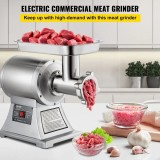 Masina de tocat carne Vevor Inox, 1100W, capacitate 150 kg/h