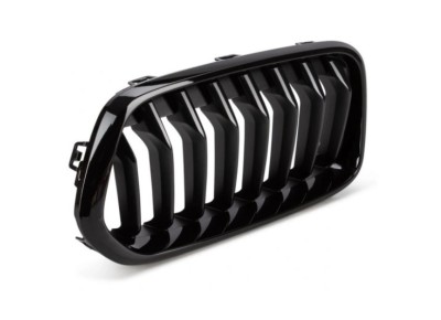 Grila radiator Bmw X2 (F39), 03.2018-2024, model: pachet,M, montare fata, dreapta, Negru lucios, RapidAuto foto