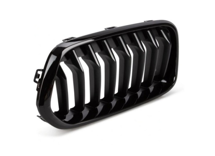 Grila radiator Bmw X2 (F39), 03.2018-2024, model: pachet,M, montare fata, dreapta, Negru lucios, RapidAuto