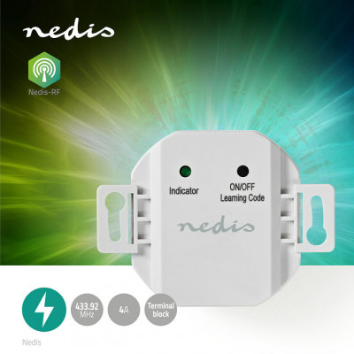 Intrerupator incorporabil RF Smart Nedis pornire / oprire 1000W foto