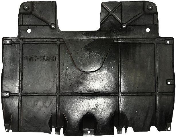 Scut motor Fiat Punto Grande (199) 09.2005-02.2012, Fata, polipropilena; parte inferioara, Aftermarket