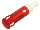Lampă de control LED roşie &Oslash;6mm, 24V DC, APEM