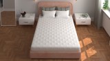 Saltea cu spuma poliuretanica SOMNART 100x200, &icirc;naltime 20 cm, ortopedica, husa detasabila cu fermoar, rulata, fermitate medie Relax KipRoom