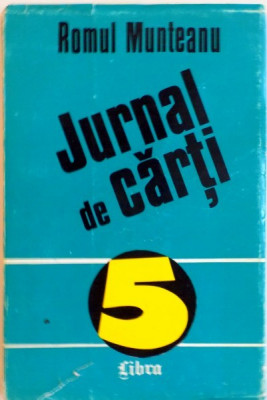 JURNAL DE CARTI 5 de ROMUL MUNTEANU, 1994 foto