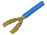 Mufă Furcă Banană 4mm 32A Albastră