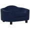Canapea pentru caini, albastru, 67x47x36 cm, plus