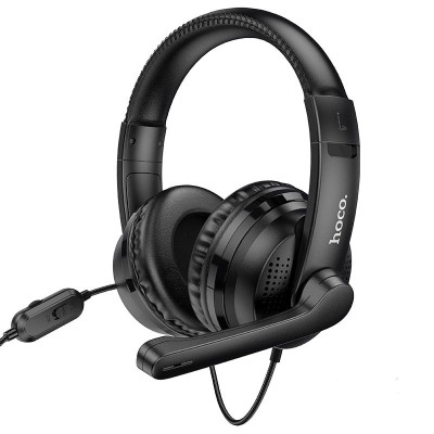 Casti Gaming Hoco W103 Magic tour cu Microfon 3.5mm Black foto