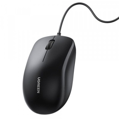 Mouse Wired USB UGREEN MU007, 1200DPI, 1.5m, Negru foto