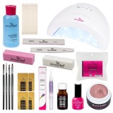 Kit Unghii Gel SensoPRO Milano Easy Home Nails + Lampa UV / LED