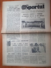 sportul 15 august 1984-delegatia olimpica s-a intors de la los angeles foto