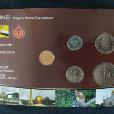 Seria completata monede - Brunei Darussalam 2005-2008 , 5 monede