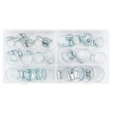 Set coliere metalice cu surub, 34pcs 11-981