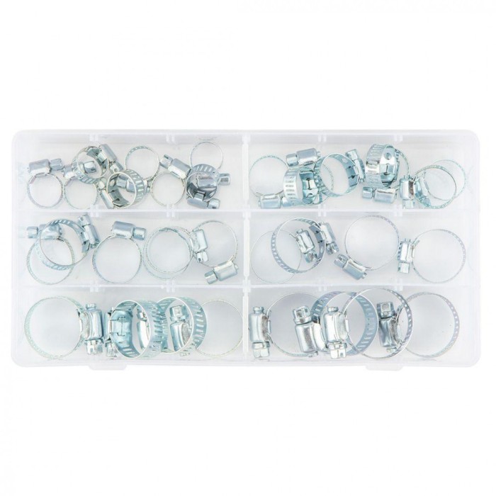 Set coliere metalice cu surub, 34pcs 11-981