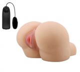 Masturbator Crazy Bull Kylie Vagina&amp;Anus, Multispeed, Soft Skin, Natural, 840 gr, Baile