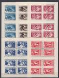 ROMANIA1947 LP 224 a APARAREA PATRIOTICA IN BLOCURI DE 8 MNH, Nestampilat