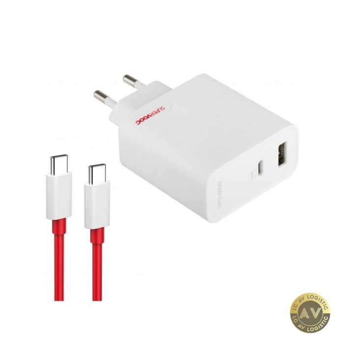 Incarcator Retea Cu Cablu USB-C OnePlus 80W 7.3A 1 x USB-A - 1 x USB-C Alb 5461100597