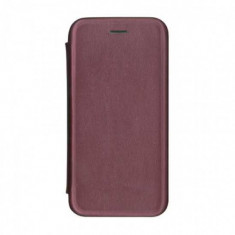 Husa Samsung Galaxy A70 2019 Tip Carte Flip Cover din Piele Ecologica Visiniu Portofel cu Inchidere Magnetica ( Burgundy) foto