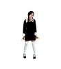 Costum carnaval, scolar gotic, Wednesday, Negru, 7 - 8 ani