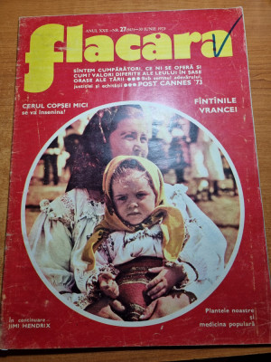 flacara 30 iunie 1973-dinamo bucuresti campioana tarii,art. u.craiova,vrancea foto